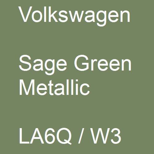 Volkswagen, Sage Green Metallic, LA6Q / W3.